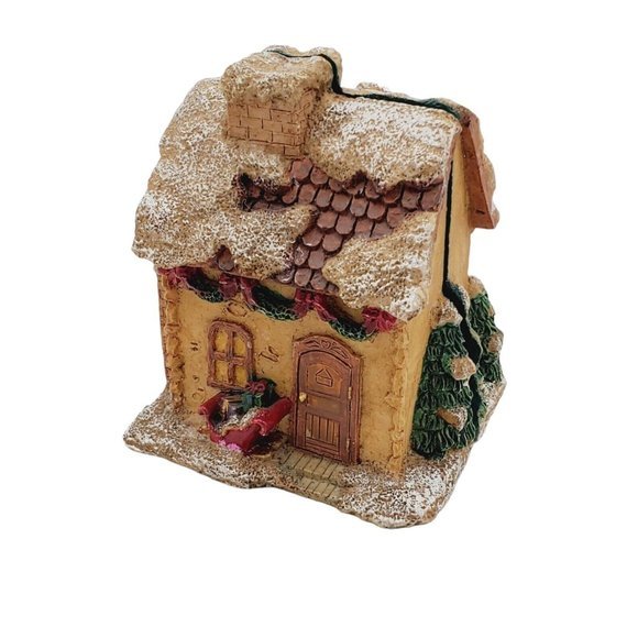 VTG Windsor Collection Christmas House Miniature Holiday 25446 Santa Elves Opens - Picture 2 of 8